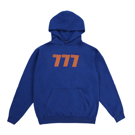 777 In It To Win It  Hoodie (Blue/Orange)